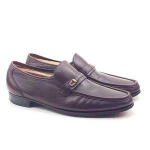 Florsheim Imperial Como burgundy bit loafers